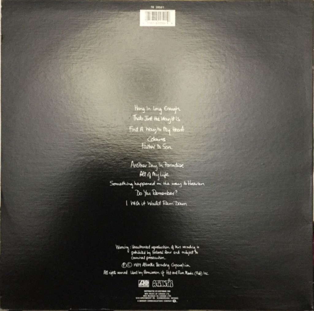 ...But Seriously - Phil Collins (12” - 54) music collectible [Barcode 075678205019] - Main Image 2