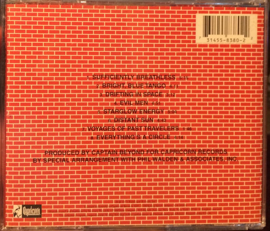 Sufficiently Breathless - Captain Beyond (12”) music collectible [Barcode 731455838022] - Main Image 2