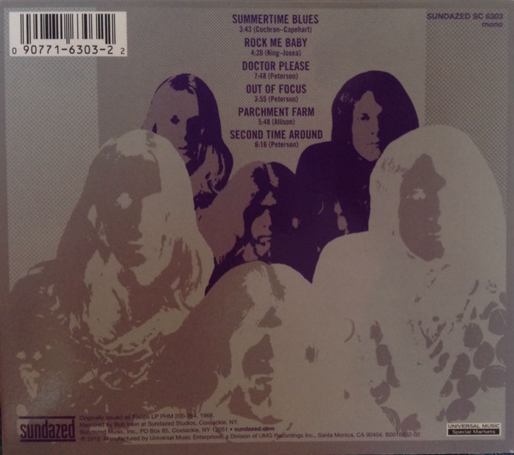 Vincebus Eruptum - Blue Cheer (CD - 32) music collectible - Main Image 2