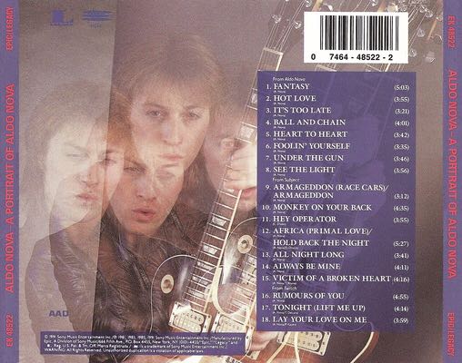 Aldo Nova - Nova, Aldo (CD) music collectible [Barcode 886972662527] - Main Image 2