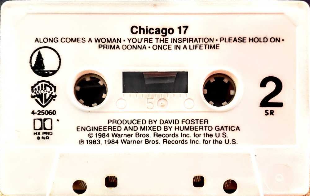 Chicago 17 - Chicago (Cassette) music collectible [Barcode 075992506045] - Main Image 4
