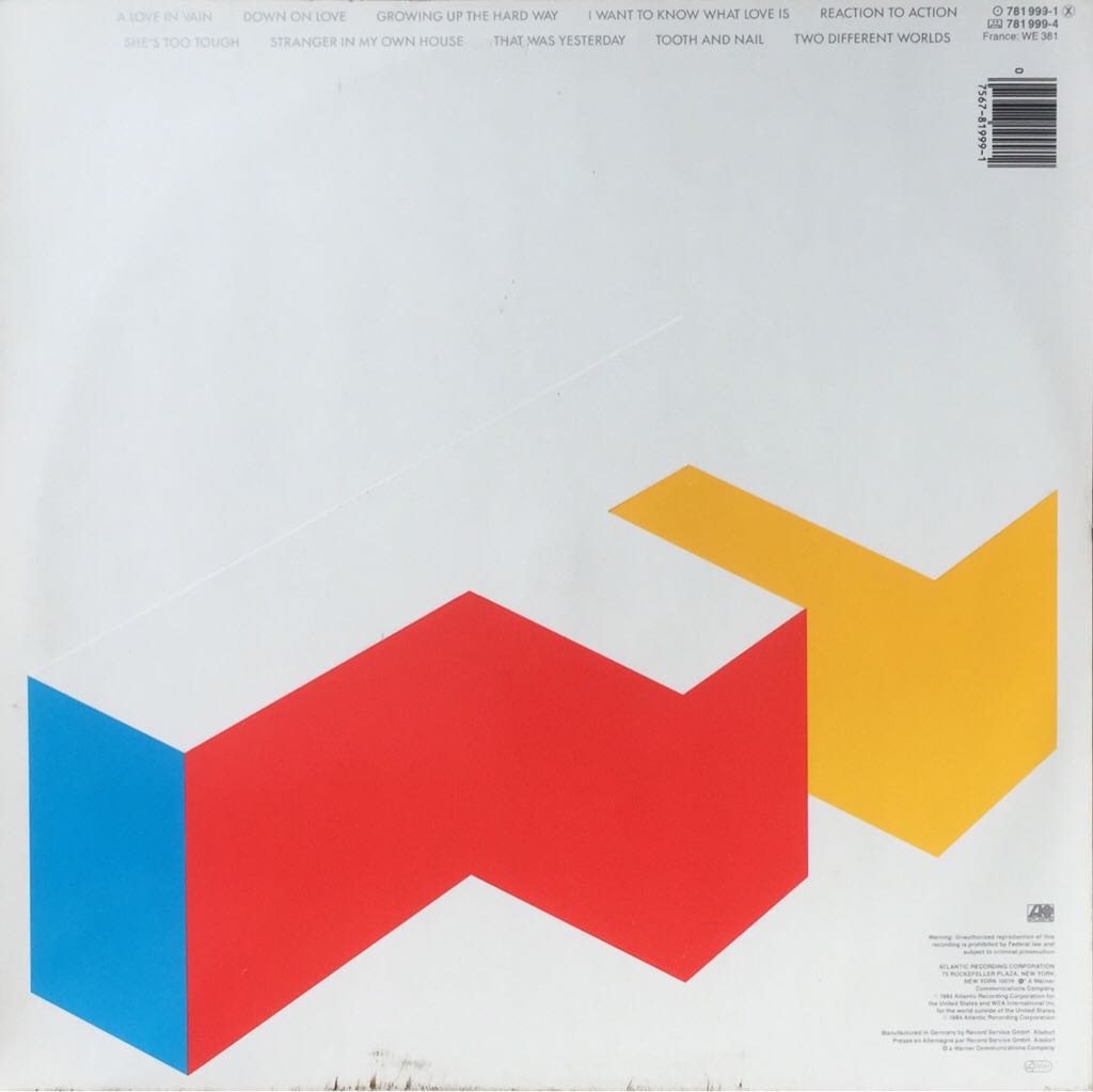 Agent Provocateur - Foreigner (12”) music collectible - Main Image 2