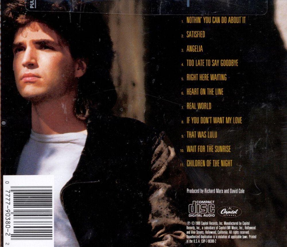 Repeat Offender - Richard Marx (CD - 49) music collectible - Main Image 2
