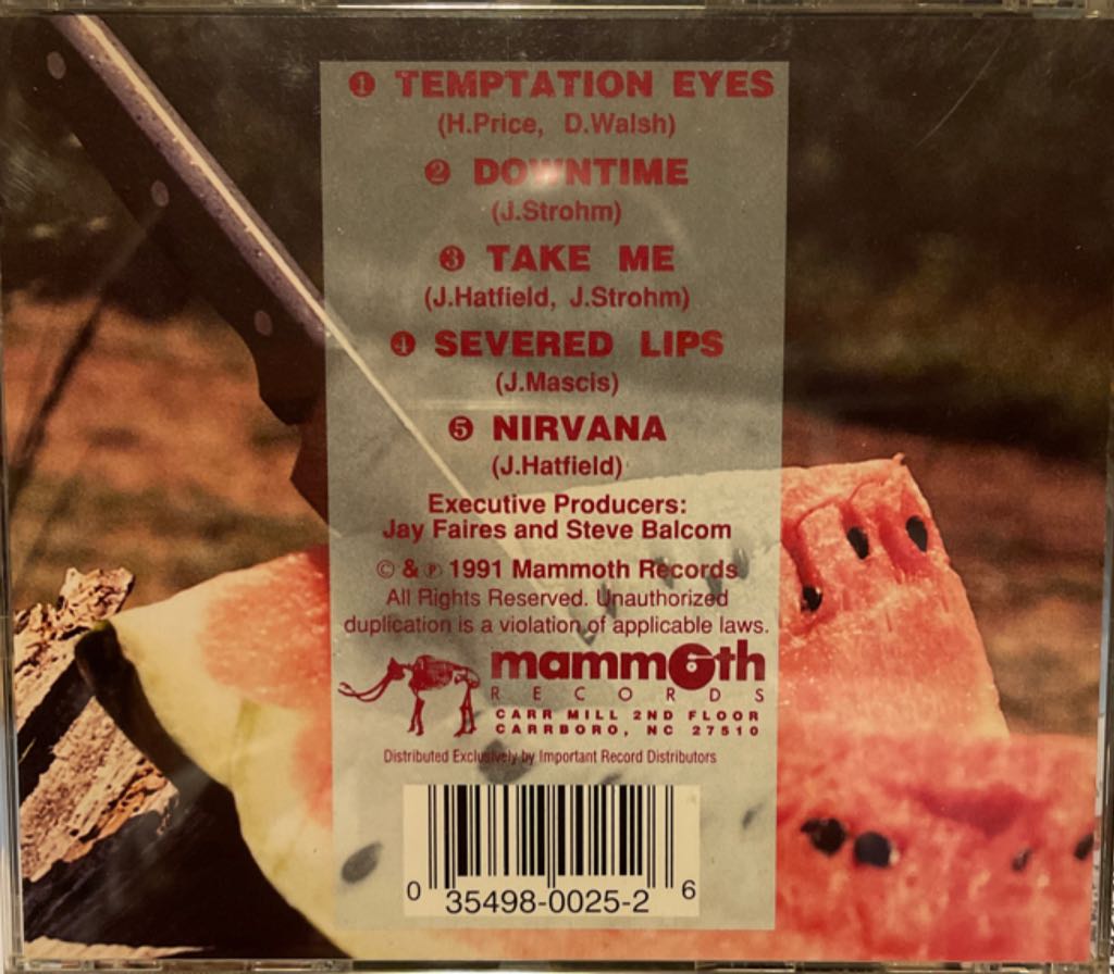 Rosy Jack World - Blake Babies (CD - 18) music collectible [Barcode 035498002526] - Main Image 2