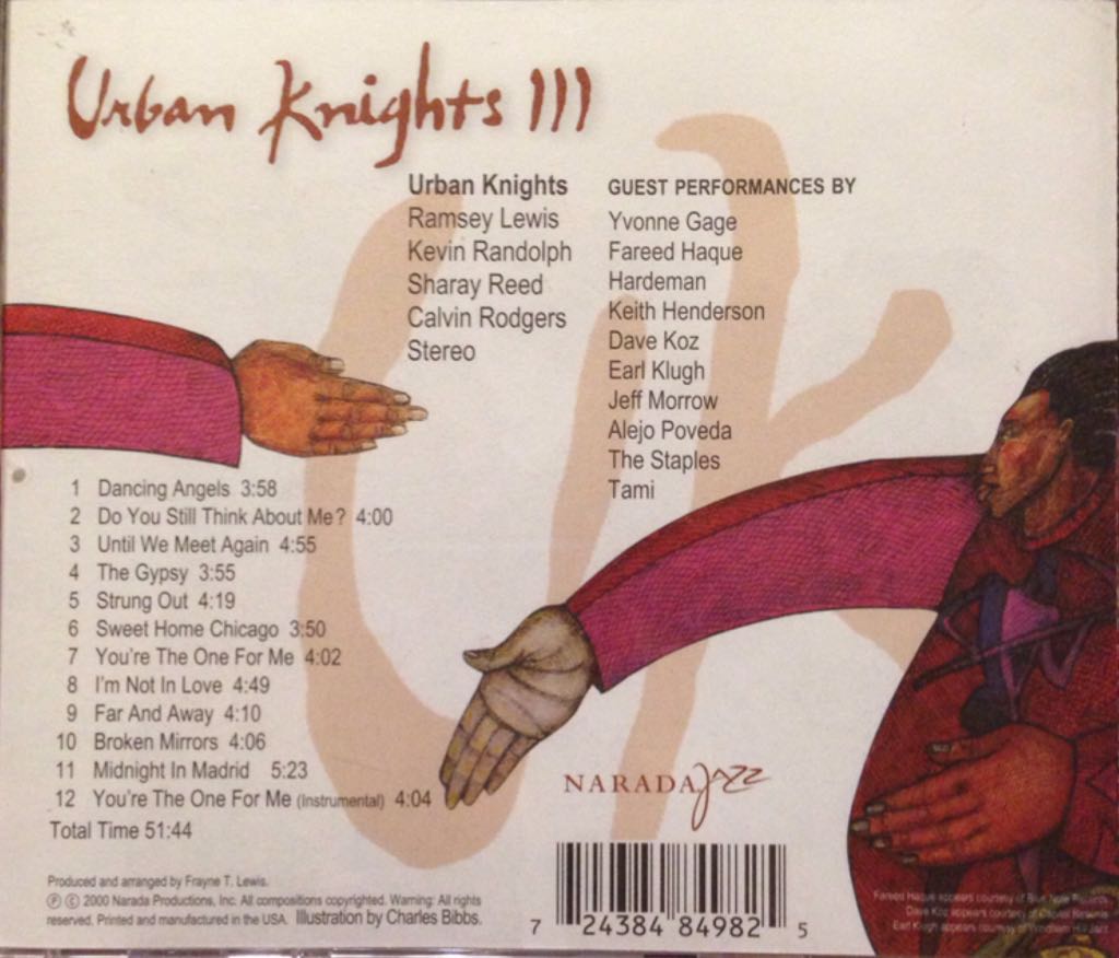 Urban Knights III - Urban Knights (CD - 5144) music collectible [Barcode 724384849825] - Main Image 2