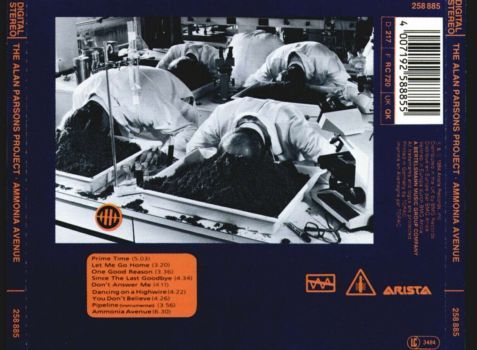 Ammonia Avenue - Alan Parson Project, The (CD - 40) music collectible [Barcode 4007192588855] - Main Image 2