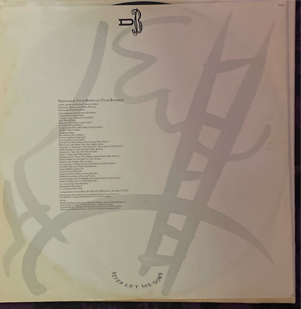Never Let Me Down - Bowie, David (12”) music collectible [Barcode 077771726712] - Main Image 4