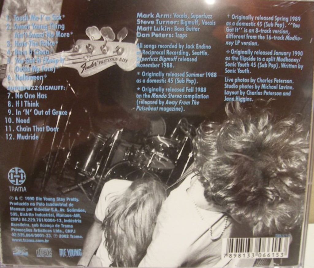 Superfuzz Bigmuff Plus Early Singles - Mudhoney (CD - 43) music collectible [Barcode 098787002126] - Main Image 2