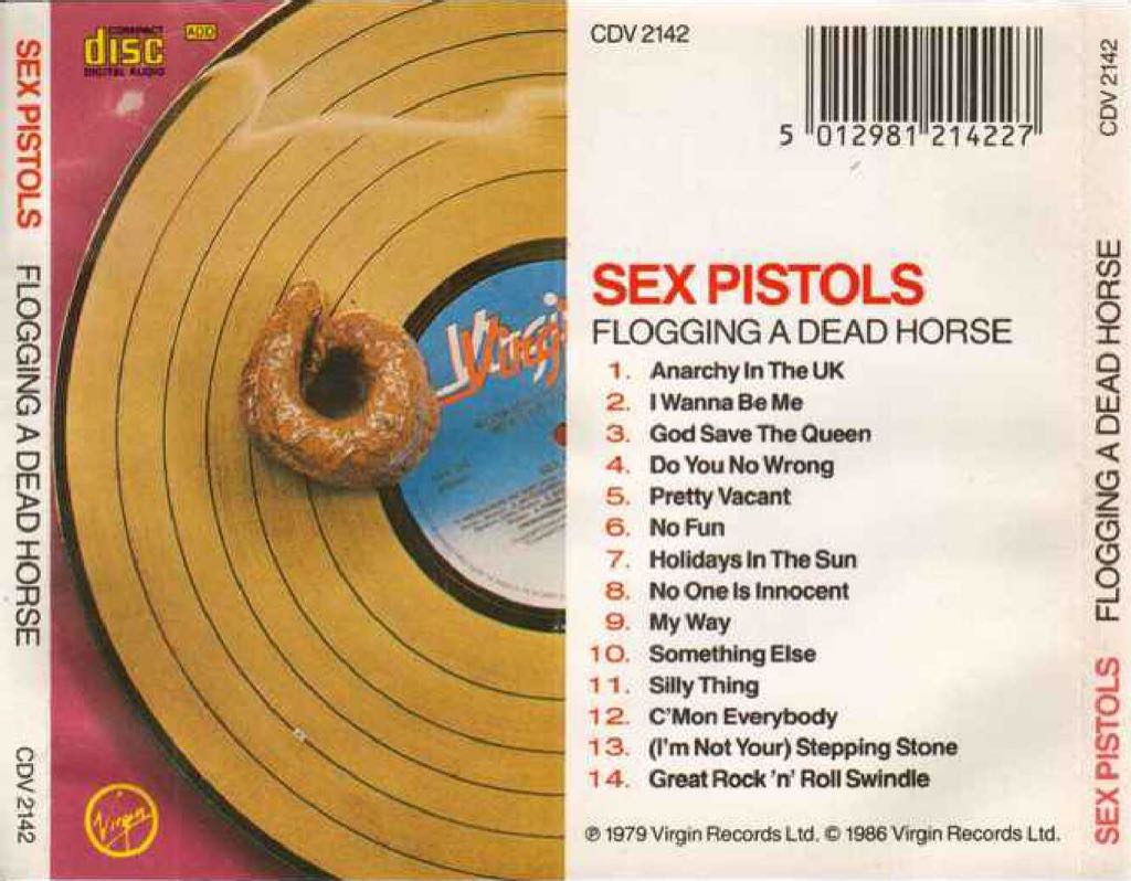 Flogging A Dead Horse - Sex Pistols, The (CD) music collectible [Barcode 077778675228] - Main Image 2