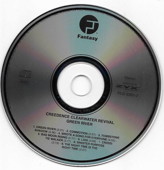 Green River - Creedence Clearwater Revival (CD - 29) music collectible [Barcode 090204021345] - Main Image 4