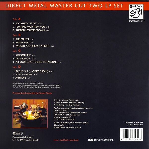 Water Falls - Sara K. (12”) music collectible [Barcode 4013357802513] - Main Image 2