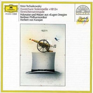 Tchaikovsky. Overture 1812; Serenade For For Strings-Kosaken/Jaroff/Karajan/ - Herbert Von Karajan, Berliner Philharmoniker (CD) music collectible [Barcode 028941585523] - Main Image 1
