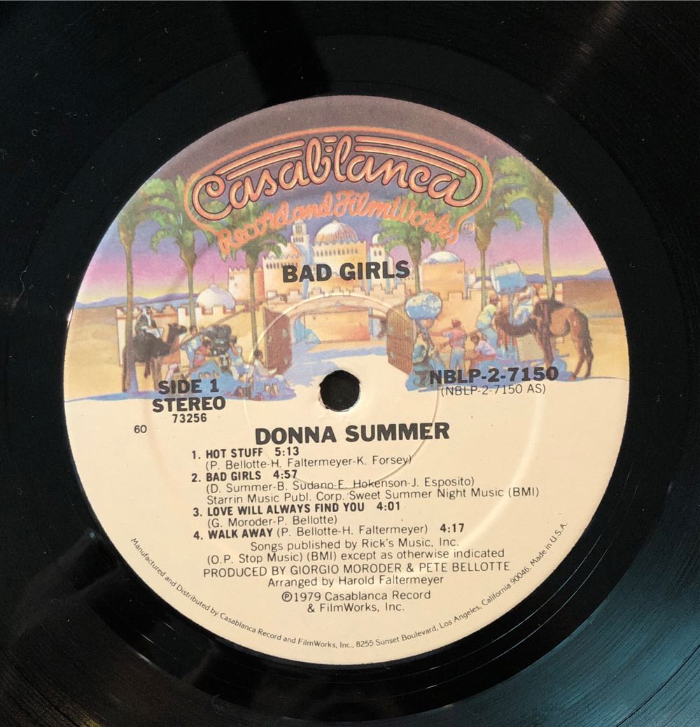 Bad Girls - Donna Summer (12” - 75) music collectible - Main Image 3