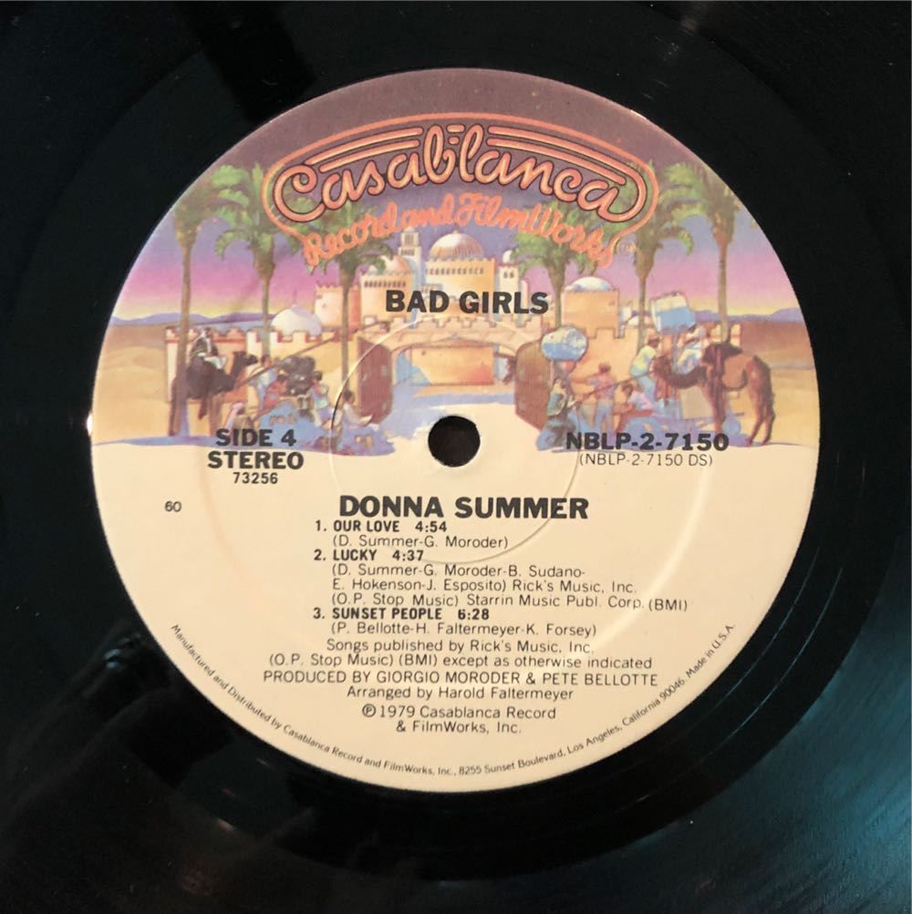 Bad Girls - Donna Summer (12” - 75) music collectible - Main Image 4