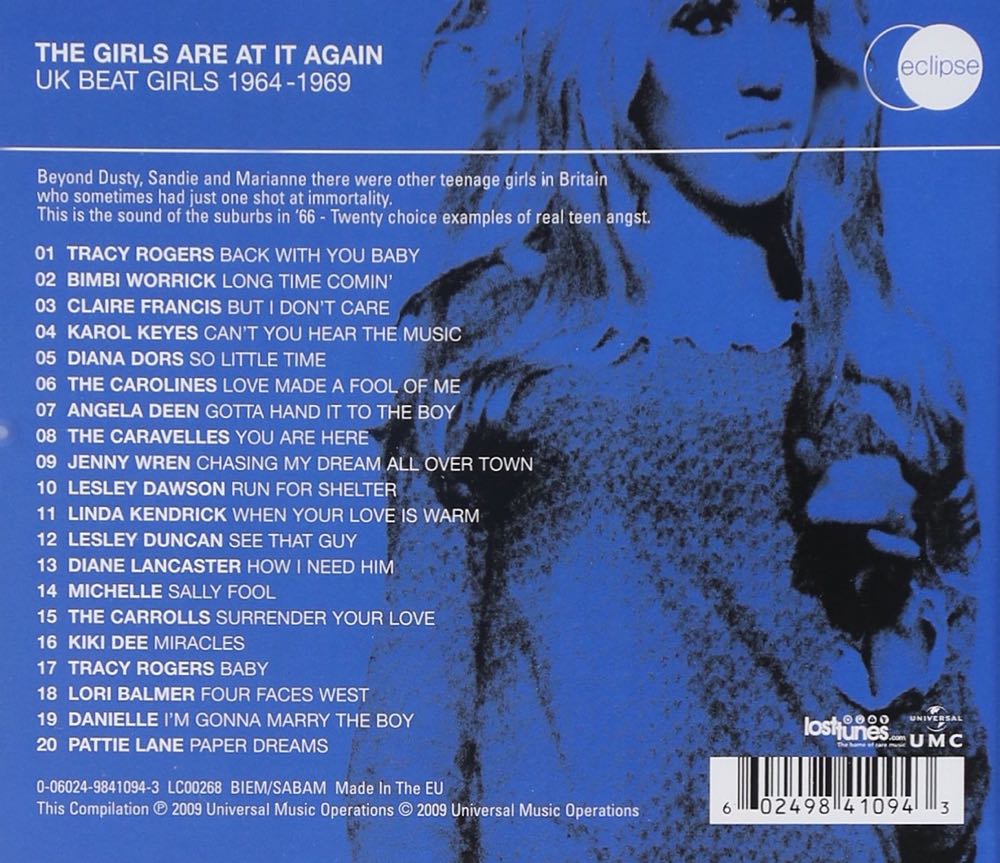 The Girls Are At It Again (UK Beat Girls 1964-1969) - Various Artists (CD) music collectible [Barcode 602498410943] - Main Image 2