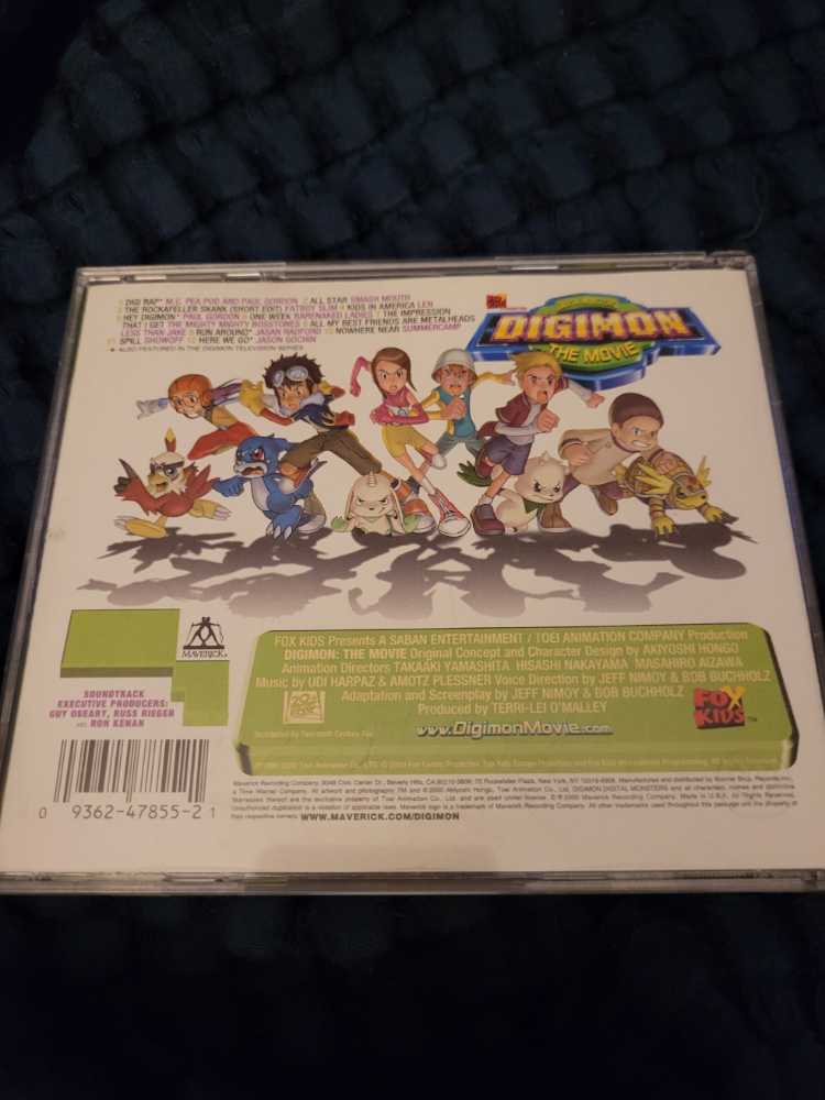 Digimon the Movie - Soundtrack (CD) music collectible [Barcode 093624785521] - Main Image 2