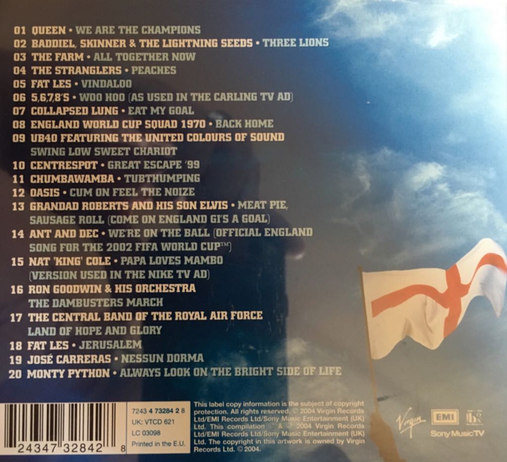 England The Album - Various Artists (CD) music collectible [Barcode 724347328428] - Main Image 2