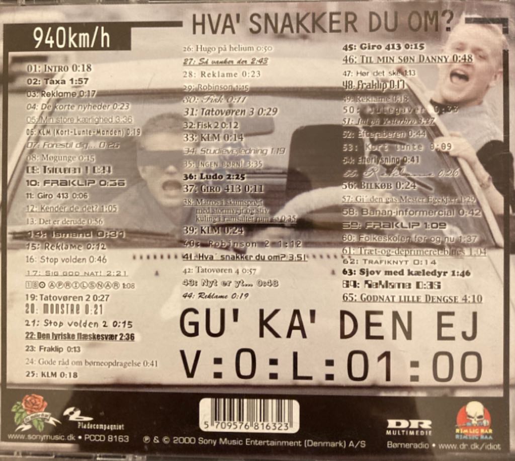 Hvad Snakker Du Om - Anden (CD) music collectible [Barcode 5709576816323] - Main Image 2
