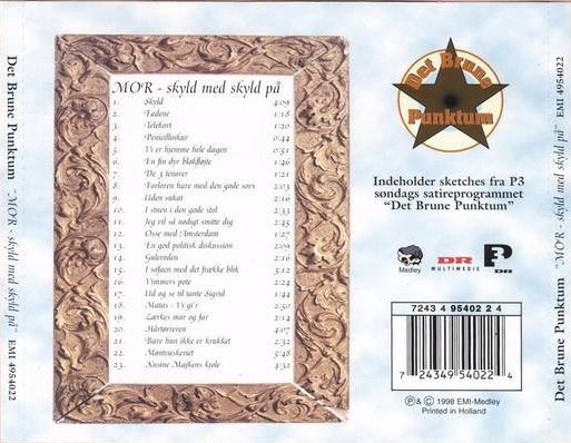 Gaven Til Mor - Det Brune Punktum (CD) music collectible [Barcode 724349540224] - Main Image 2