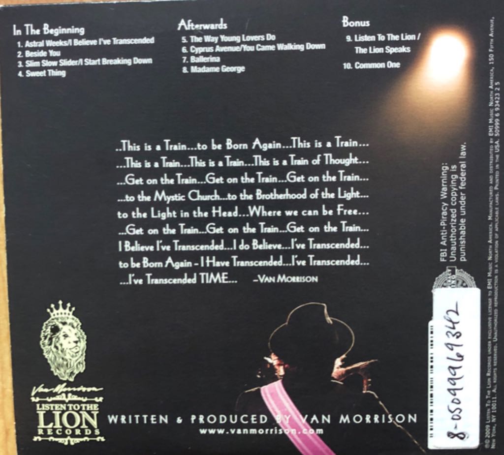 Astral Weeks Live At The Hollywood Bowl - Morrison, Van (CD) music collectible - Main Image 2