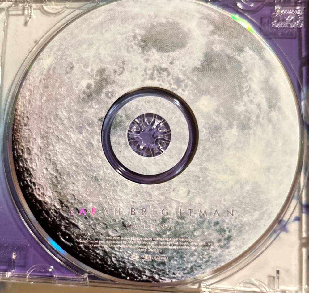 La Luna - Sarah Brightman (CD - 61) music collectible [Barcode 724355696823] - Main Image 3