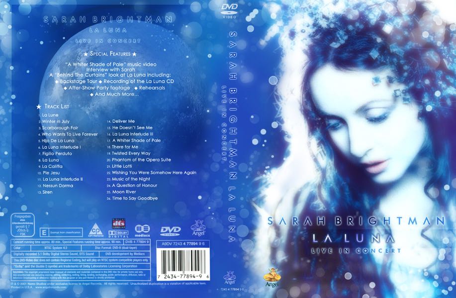 La Luna - Sarah Brightman music collectible [Barcode 777495962051] - Main Image 2