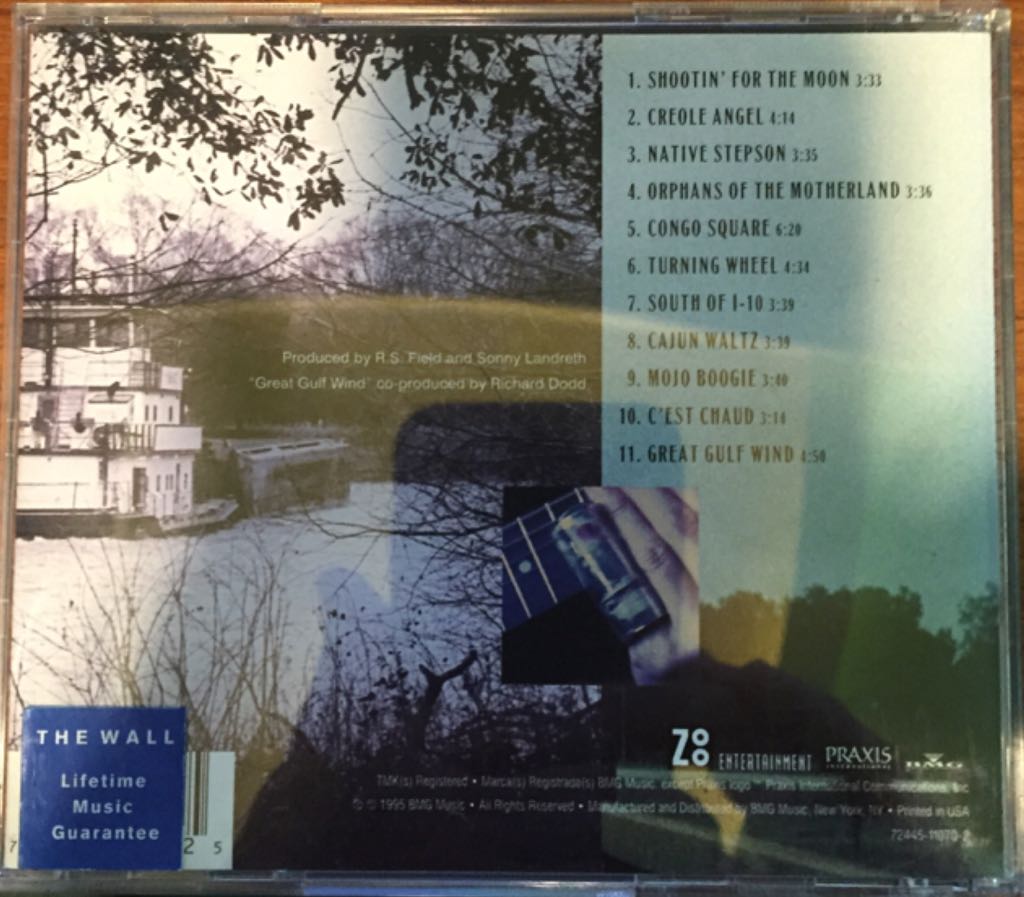 South Of I-10 - Landreth, Sonny (CD) music collectible [Barcode 724451107025] - Main Image 2