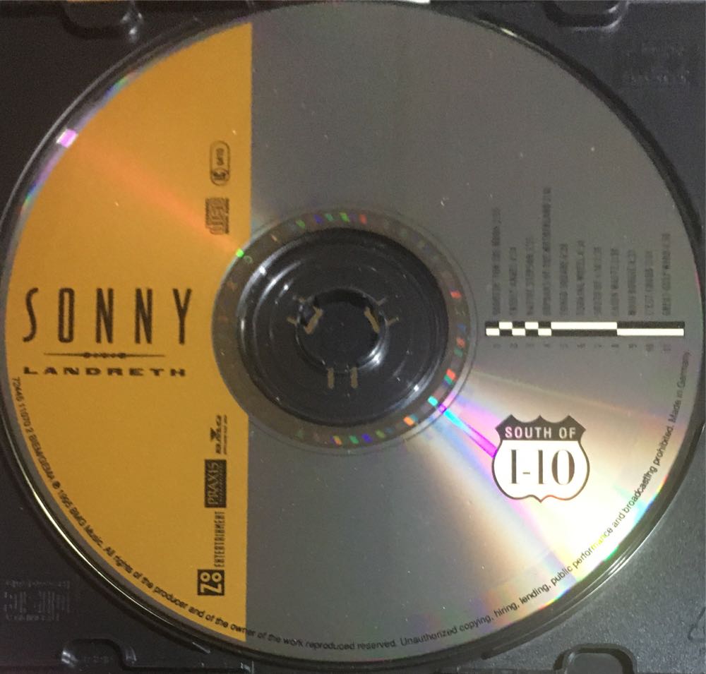 South Of I-10 - Landreth, Sonny (CD) music collectible [Barcode 724451107025] - Main Image 3