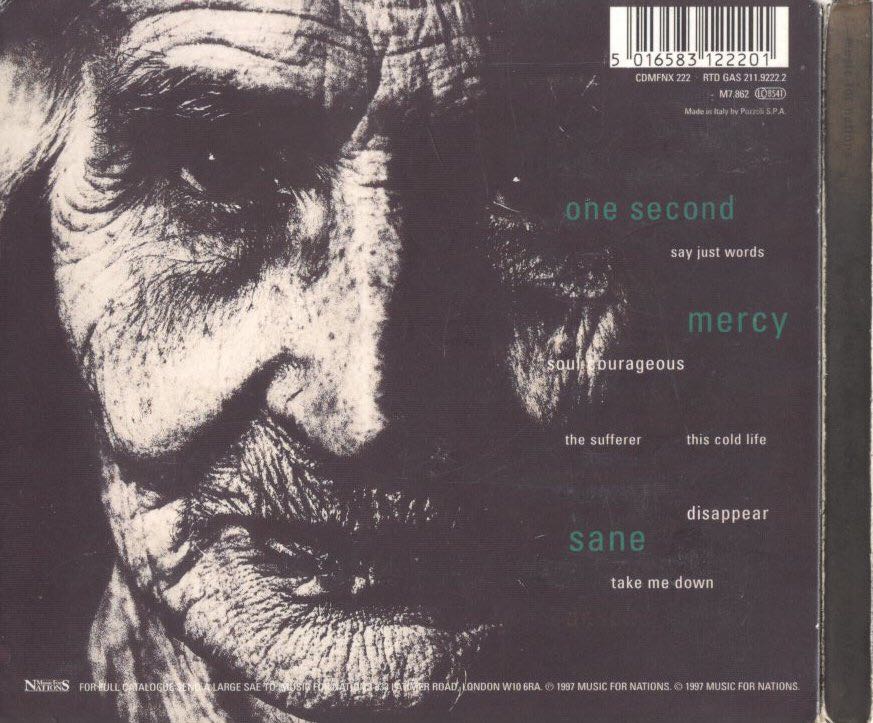 One Second - Paradise Lost (CD) music collectible [Barcode 889854110925] - Main Image 2