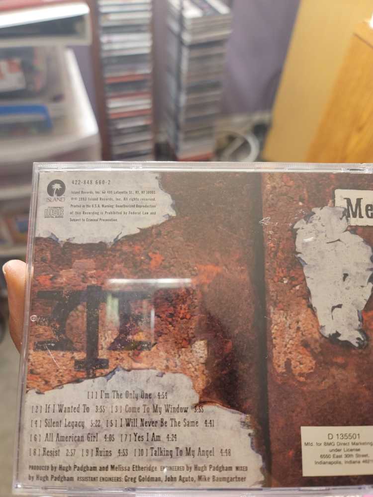 Yes I Am - Melissa Etheridge (CD) music collectible [Barcode 0208314667263] - Main Image 2