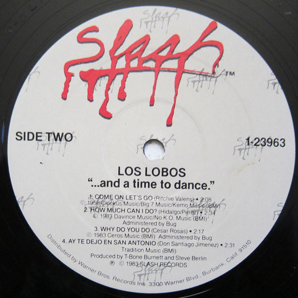 ... And A Time To Dance - Los Lobos (12”) music collectible [Barcode 07599239631] - Main Image 4