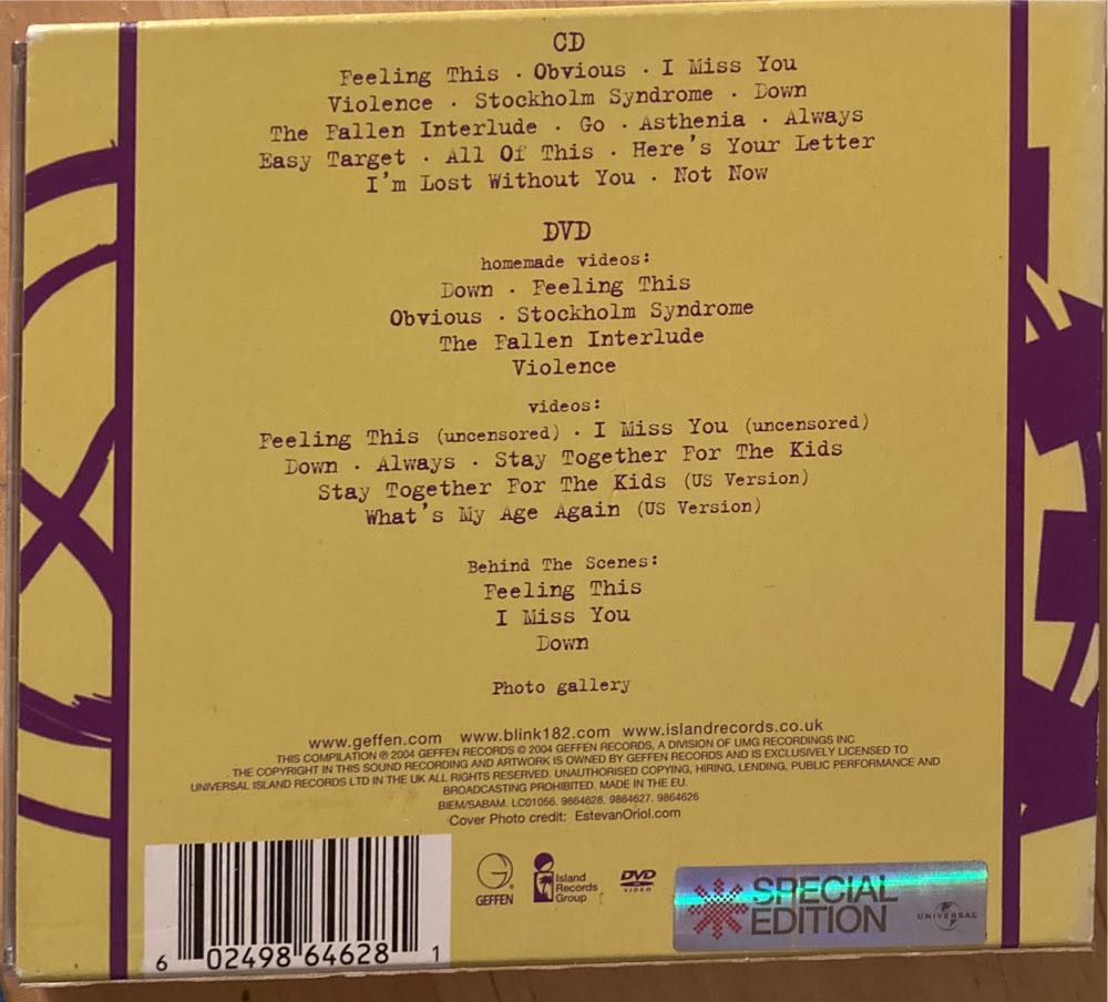 Blink 182 - Blink 182 (CD) music collectible [Barcode 602498646281] - Main Image 2