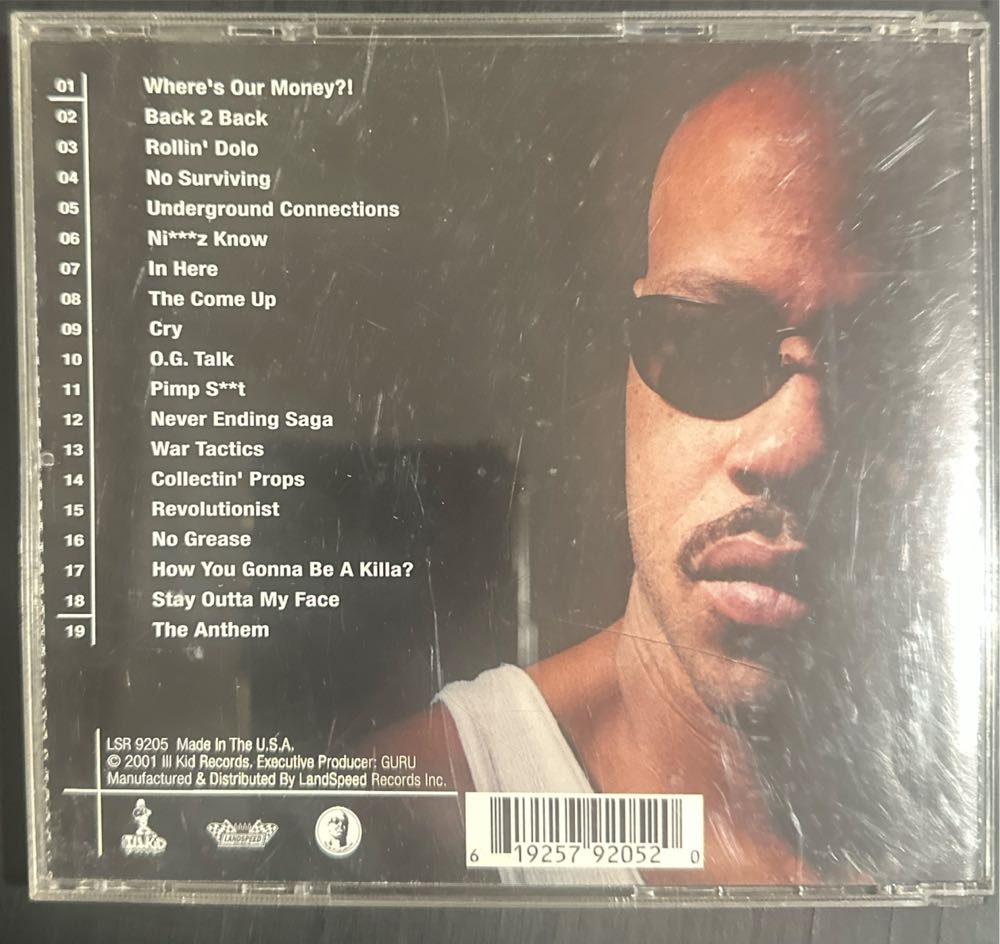 Baldhead slick and da click - Guru/Gang Starr (CD) music collectible [Barcode 619257920520] - Main Image 2