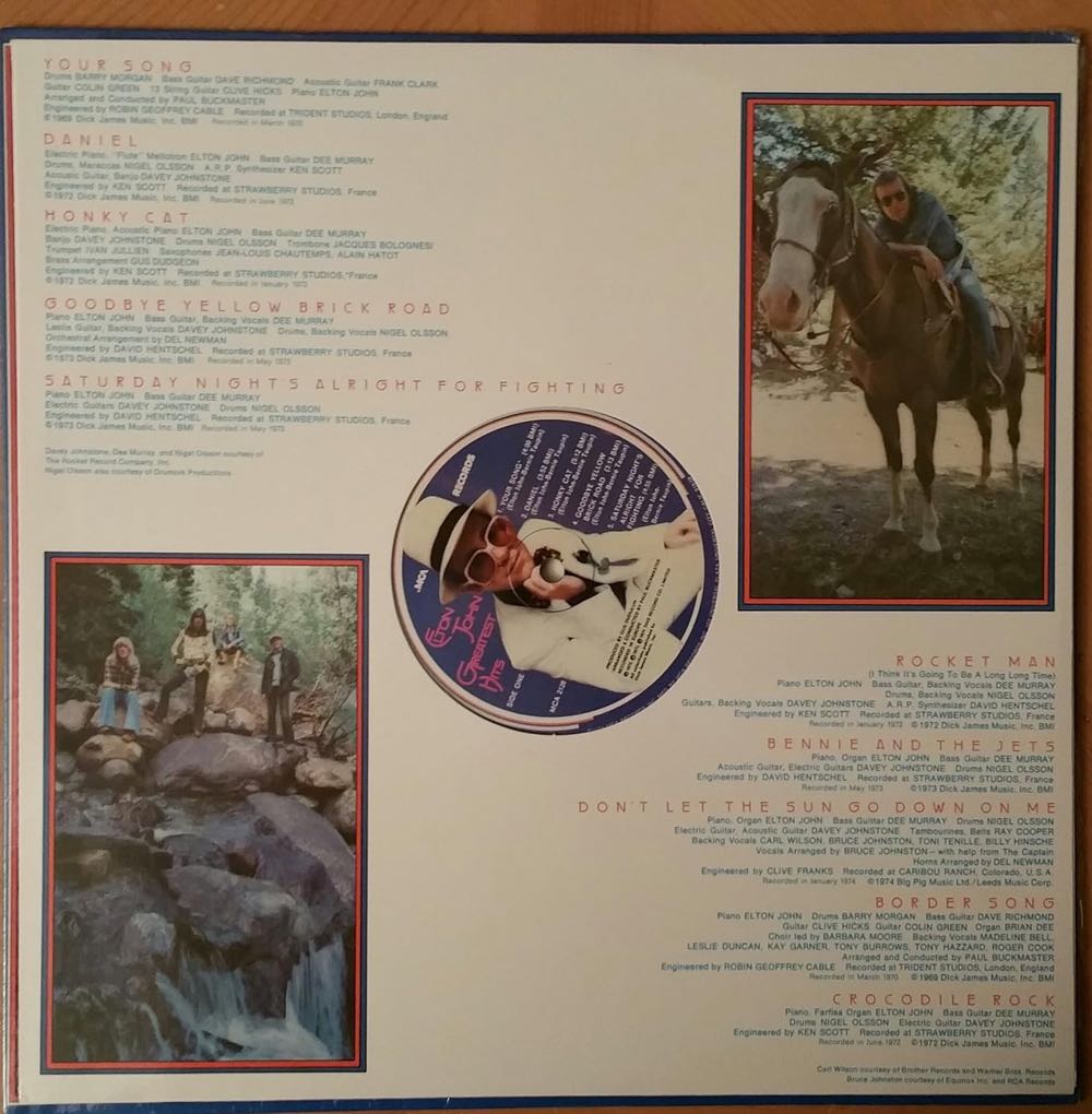 Greatest Hits - John,  Elton (CD - 48) music collectible [Barcode 777499011991] - Main Image 4