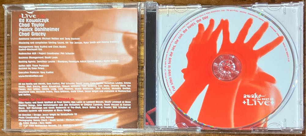 Best of Live: Awake (MP3) - Live (MP3 - 78) music collectible [Barcode 602498639856] - Main Image 3