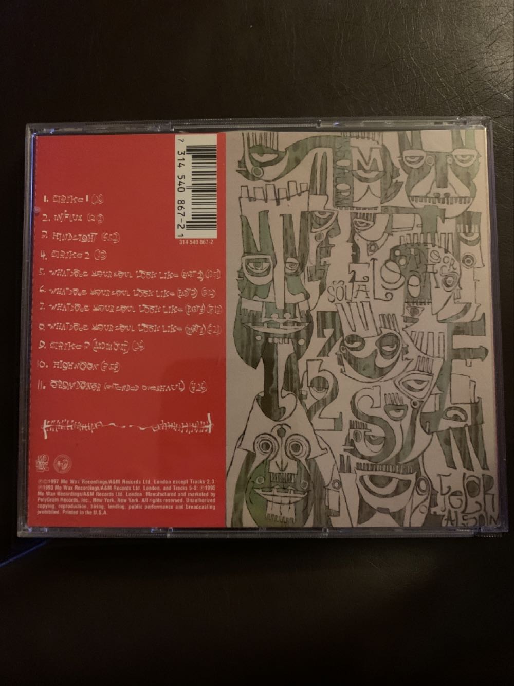 Preemptive Strike - Dj Shadow (CD) music collectible [Barcode 731454086714] - Main Image 2