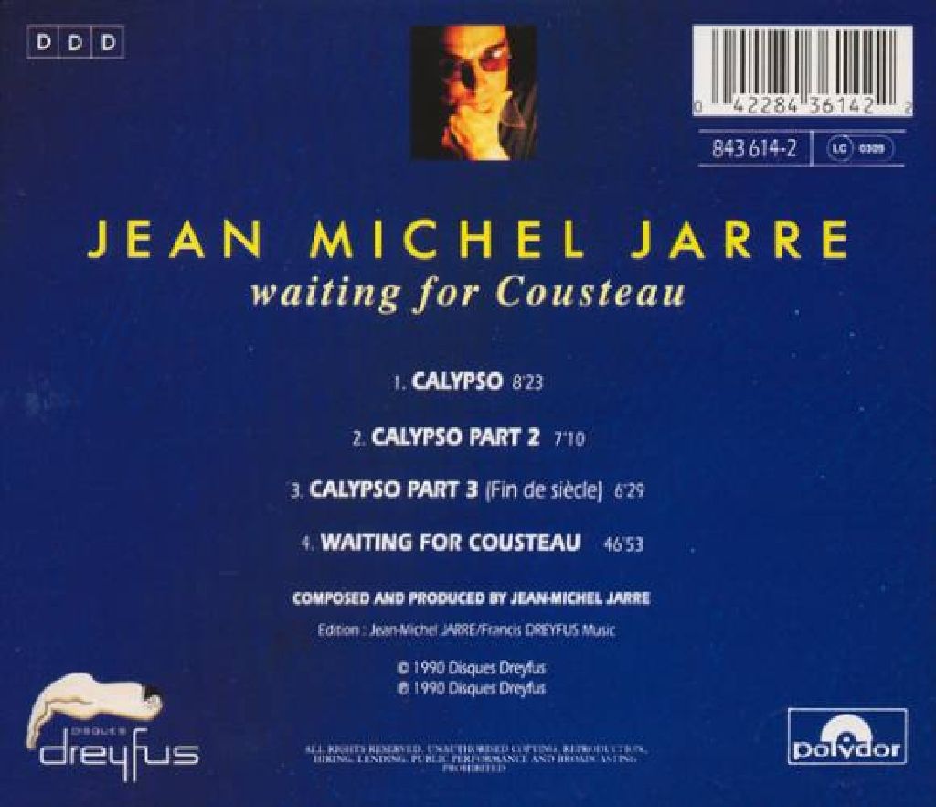 Waiting For Cousteau - Jean-Michel Jarre (12”) music collectible [Barcode 042284361415] - Main Image 2