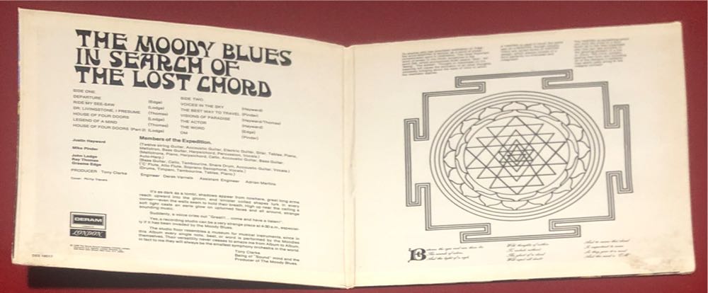 In Search Of The Lost Chord - Moody Blues, The (12” - 42) music collectible - Main Image 3