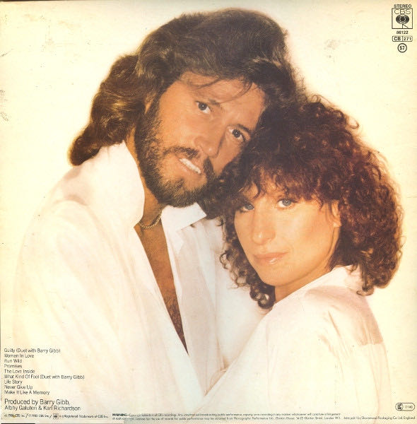 Guilty - Streisand, Barbra (12” - 42) music collectible [Barcode 07464367502] - Main Image 2