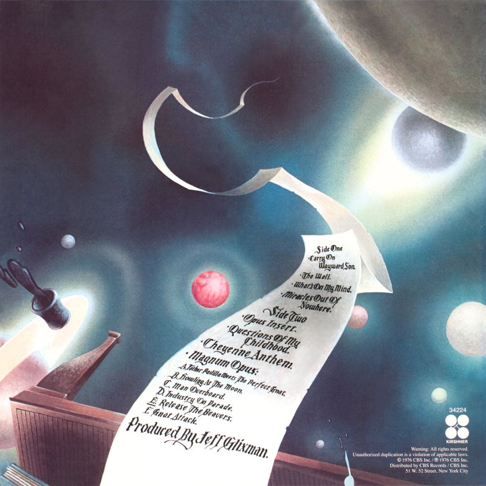 Leftoverture - Kansas (12” - 43) music collectible [Barcode 07464342242] - Main Image 2