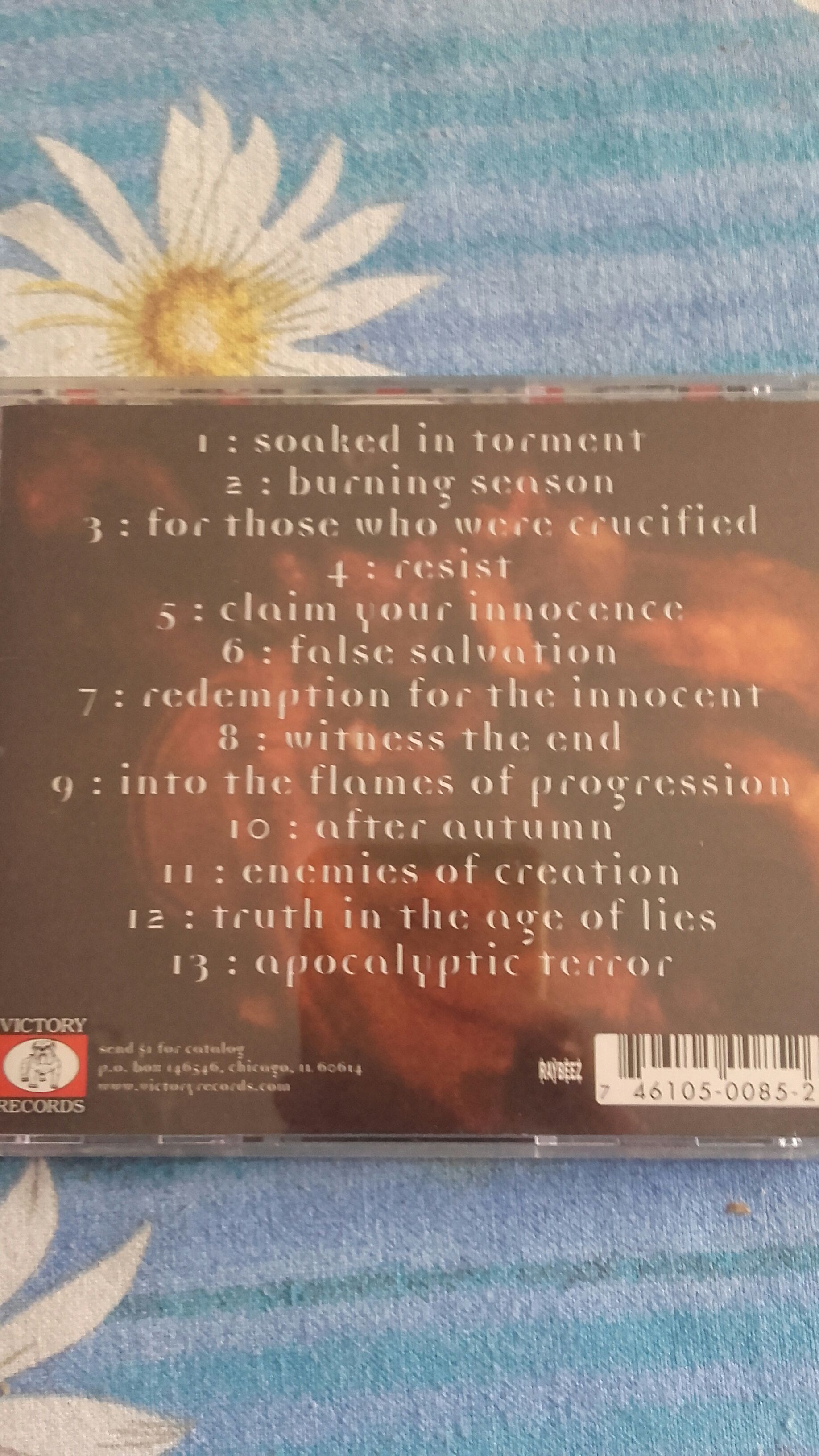 For Those Who Were Crucified - All Out War (CD) music collectible [Barcode 746105008526] - Main Image 2