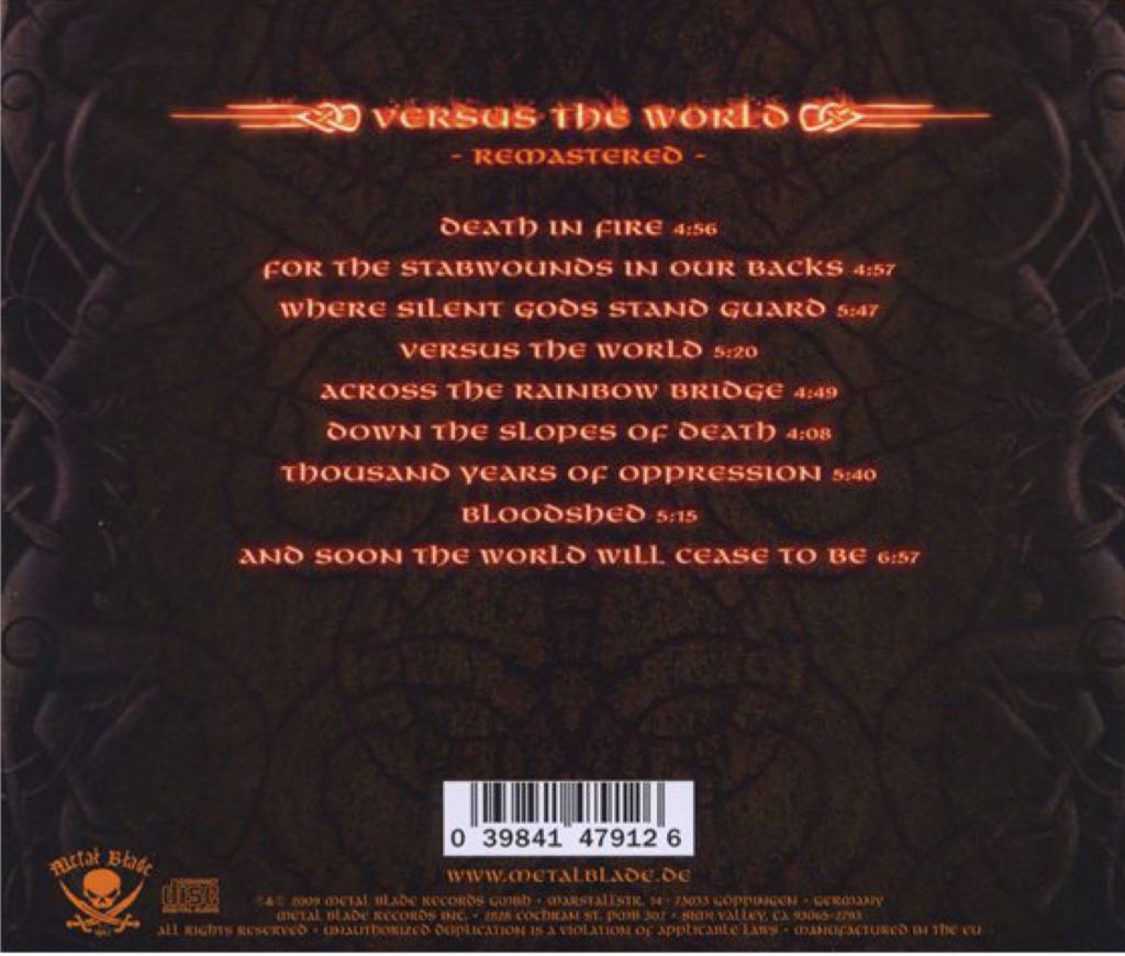 Versus The World - Amon Amarth (CD) music collectible [Barcode 039841479126] - Main Image 2