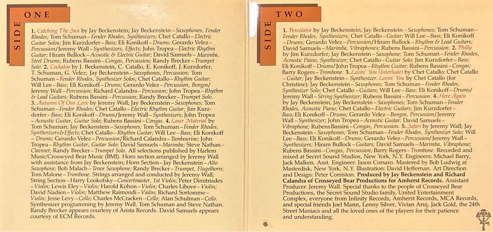 Catching The Sun - Spyro Gyra (12” - 37) music collectible - Main Image 3