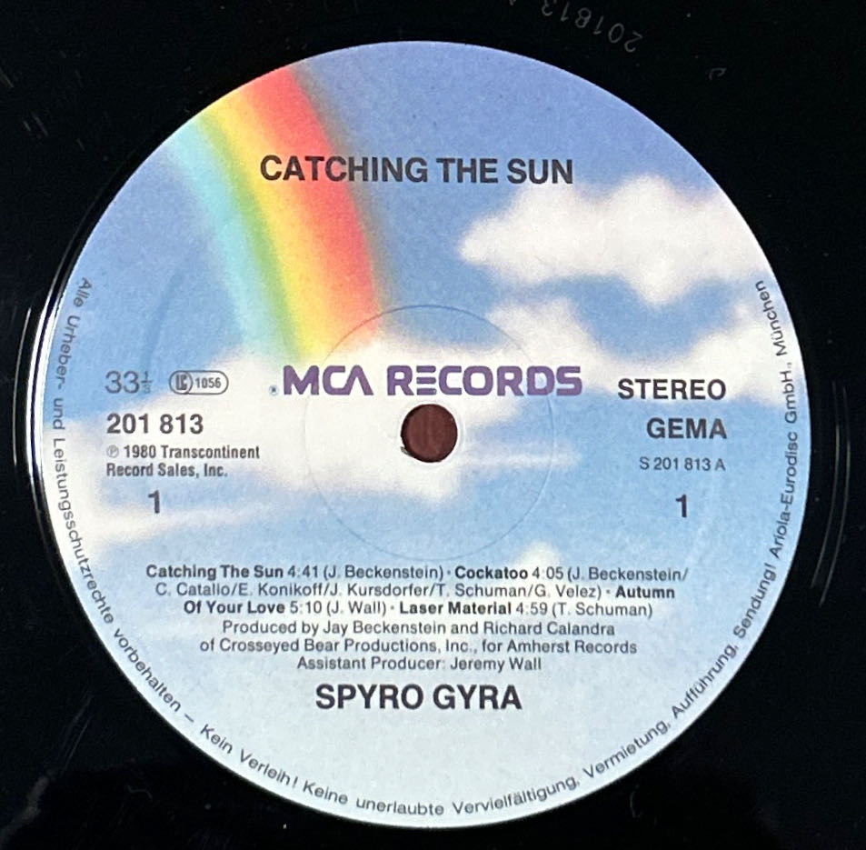 Catching The Sun - Spyro Gyra (12” - 37) music collectible - Main Image 4