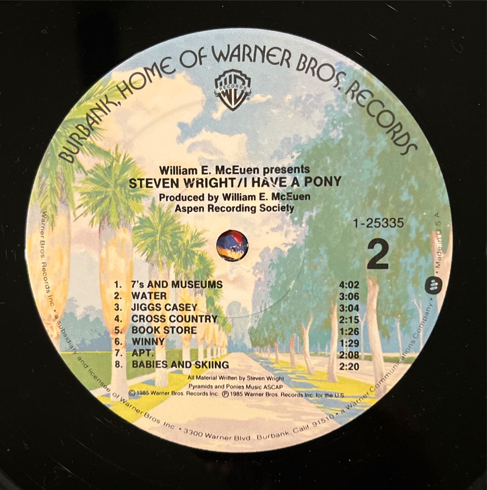 I Have a Pony - Wright, Steven (CD) music collectible [Barcode 821838195726] - Main Image 4