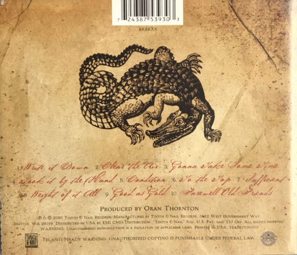 Farewell Old Friends (1996-2005) - Bleach (CD) music collectible [Barcode 724387539303] - Main Image 2