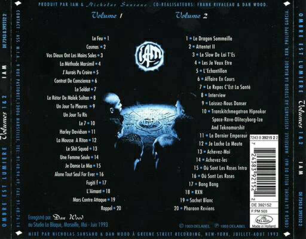 Ombre Est Lumiere - IAM (12”) music collectible - Main Image 2