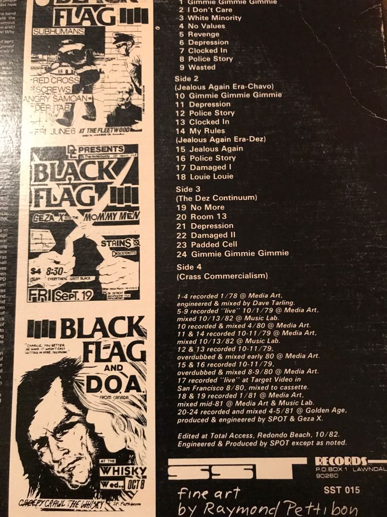 Everything Went Black - Black Flag (12”) music collectible - Main Image 2