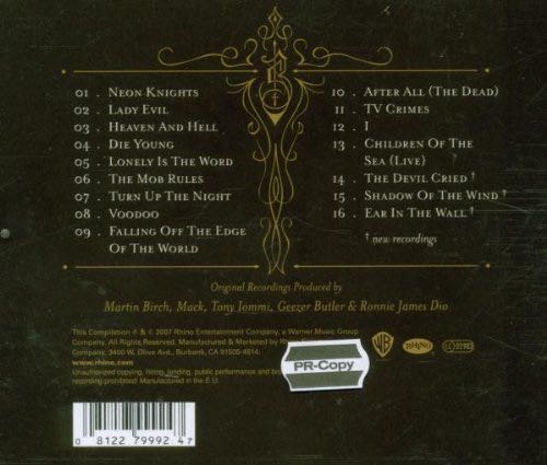 Black Sabbath - The Dio Years - Black Sabbath (CD - 80) music collectible - Main Image 2