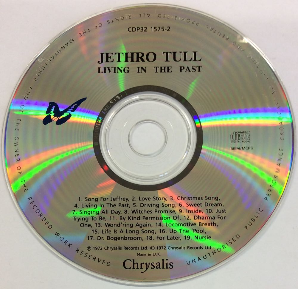 Living in the past - Jethro Tull (CD - 70) music collectible [Barcode 094632157522] - Main Image 4